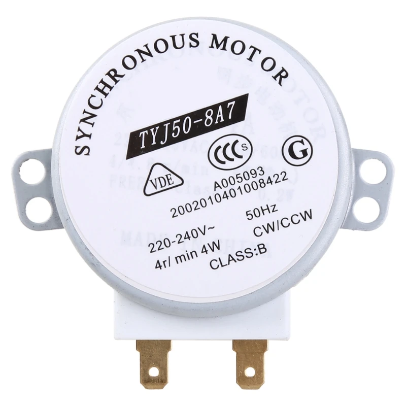 Air Blower Motor AC 220-240V 4W 4RPM 48mm Synchronous Motor for Air Blower 50/60Hz TYJ50-8A7 Tray O29 20