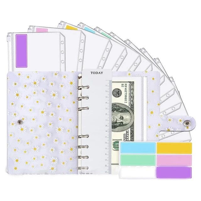 Carpeta de ahorro de dinero, libro de desafíos de ahorro, organizador de  cuaderno A6, carpeta de presupuesto Flexible, organizador de dinero, Mini  reutilizable - AliExpress