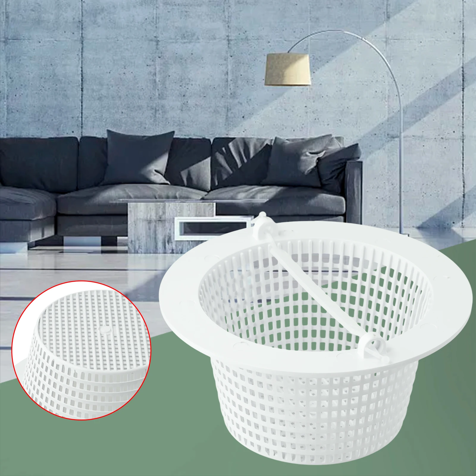Parts Skimmer Basket Accessories 1pc For Swimming Pool Part Tool Plastic Repair Replacement Round Round Basket Part SPx1091LX