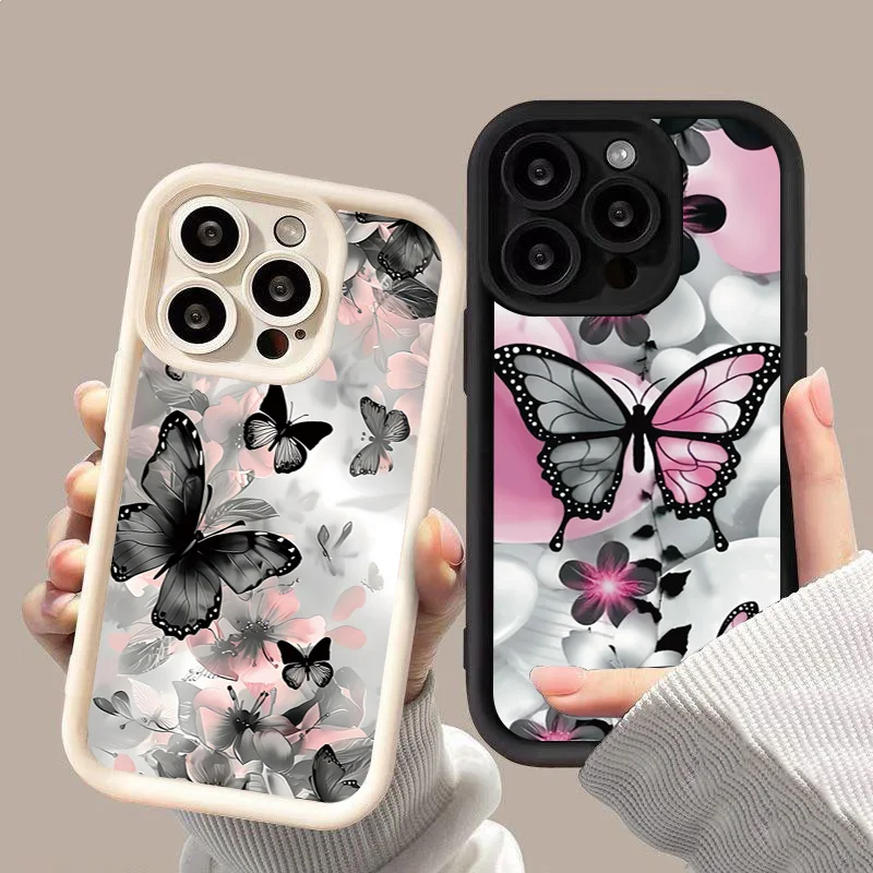 Butterfly Print Anti-Drop Phone Case Cover