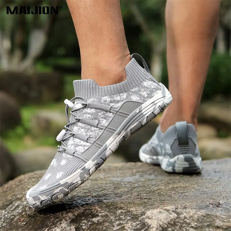 Water Sports Shoe Men Women Breathable Beach Barefoot Aqua Shoe Non Slip Comfortable Quick-Dry Upstream Elastic Wading