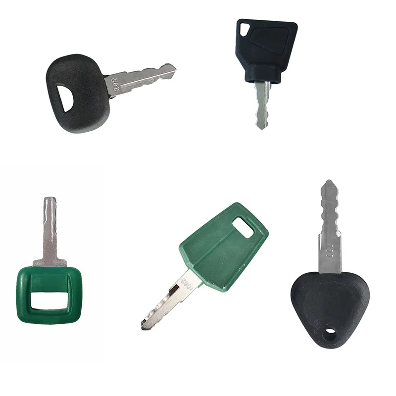5PCS Ignition Key Laser Cut Compatible with Volvo Construction Heavy Equipment