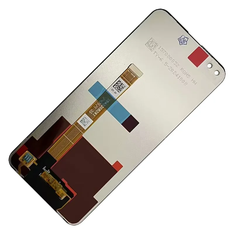 LCD Display for Oppo Reno4 Z 5G/Reno4Z 5G CPH2065 Display, Digitizer Touch Screen, Replacement Assembly with Repair Kit (6.57 inch, Black