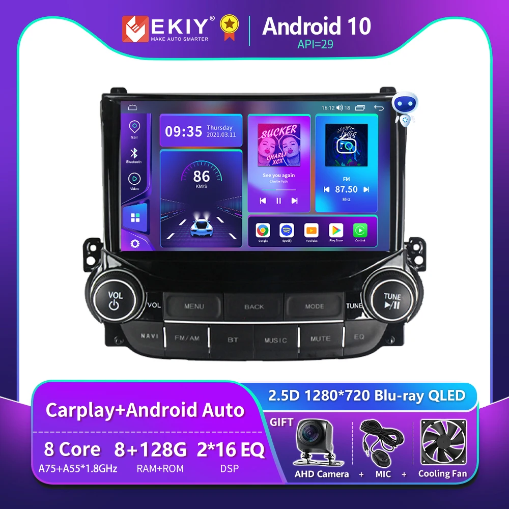 

EKIY T900 Android Auto For Chevrolet Malibu XL 2012 2013 2014 2015 BT Car Radio Multimedia Player GPS Navigation CarPlay Stereo