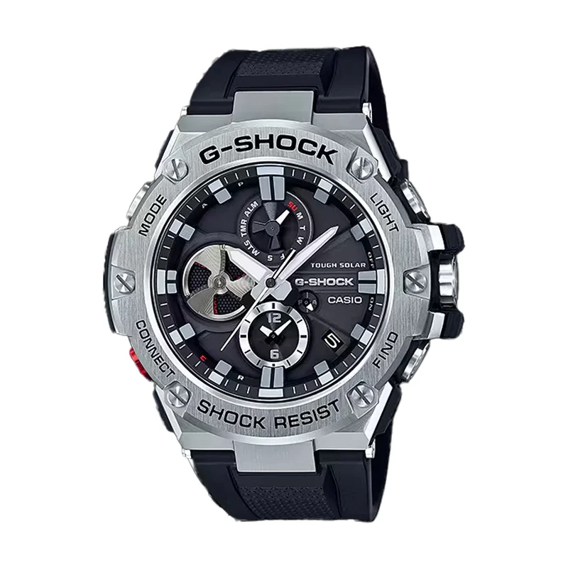 thumbnail image 1 of Reloj de lujo para hombre de la serie G-SHOCK GST-B100 con múltiples esferas y conexión Bluetooth multifuncional, 1 of 5