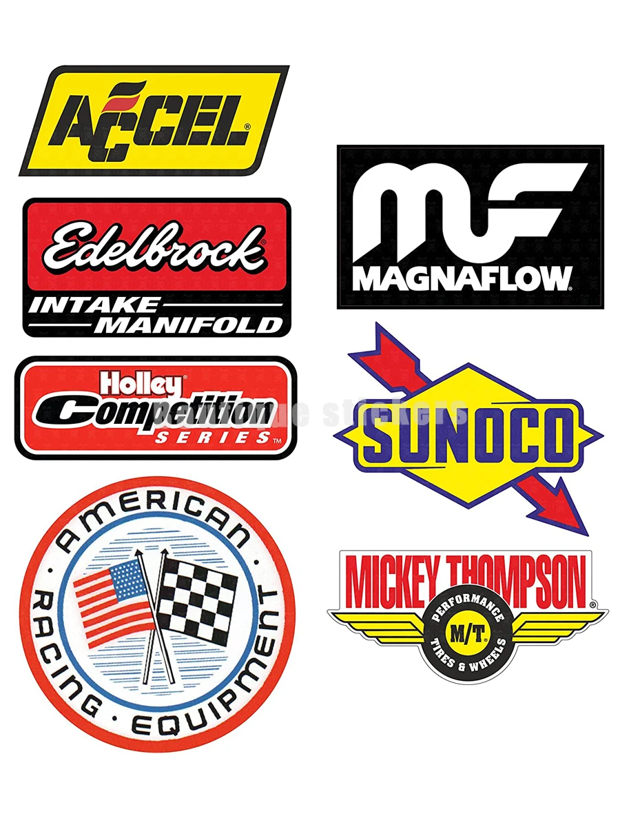 Sticker Hot Rod V8 America Oldtimer Old School Retro Vintage Tuning Car Window Body Decoration Sticker Accessories Die-cutting