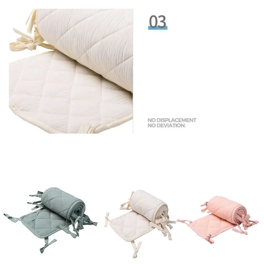 Protezione per Culla, Striscia Anti-collisione in Cotone, Paracolpi per Lettino Neonati, Decorazione per Culla, Cuscino per Bordo Letto - immagine 6