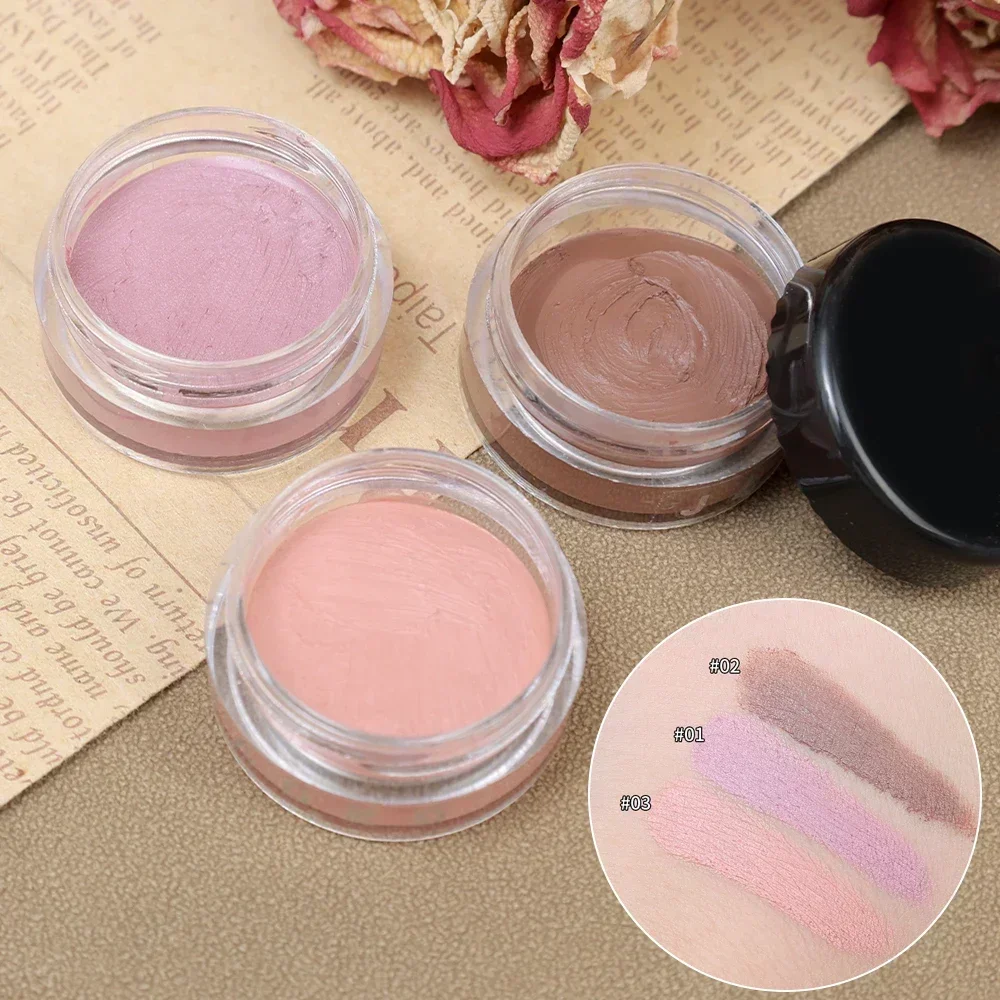 Peach Pink Eyeshadow Cream Waterproof Matte Silky Smooth Eye Shadow Pigment Monochrome Long Lasting Nude Brown Eyeshadow Makeup eye shadow