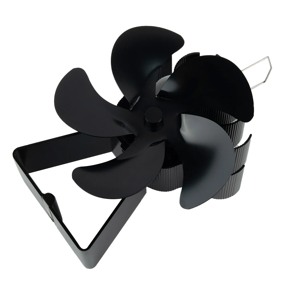 Convection Fan Stove Fan 165*85*195mm 1pcs 50℃-350℃ Aluminum Black DT122  Heat Driven Quiet ≦25db Energy Efficient - AliExpress