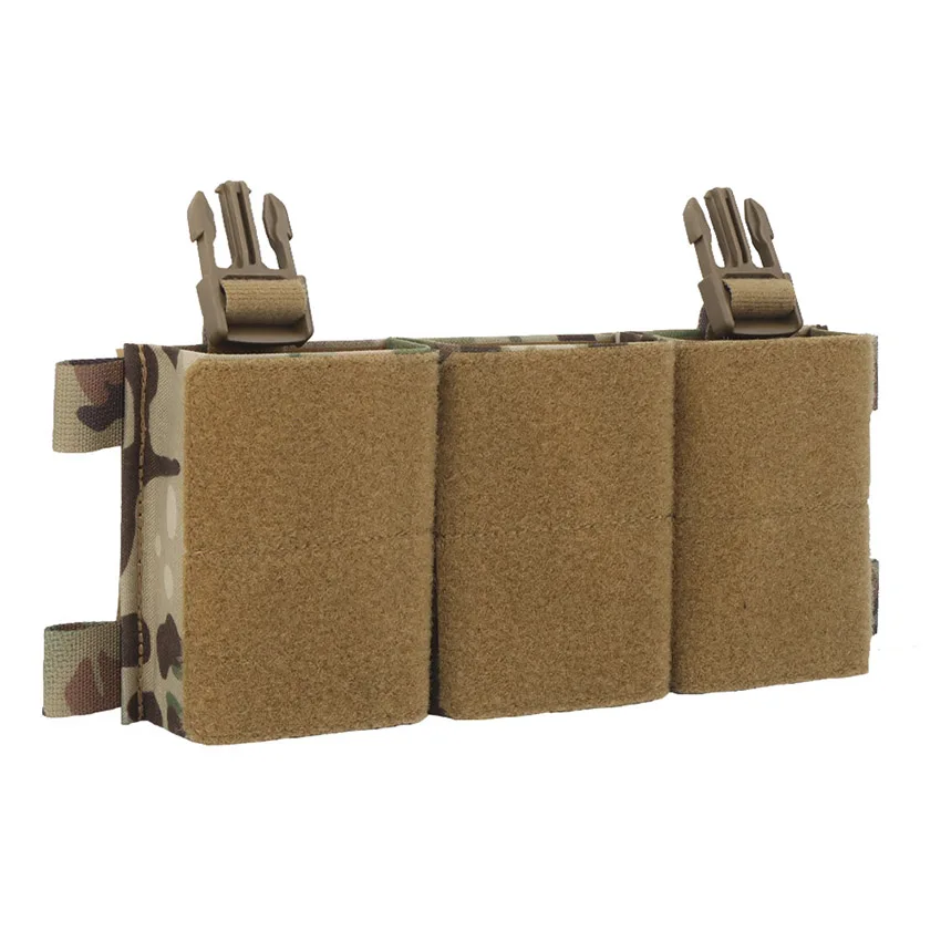 

Army 5.56/7.62 Triple Magazine Pouch for LV119/HSP/Scarab Tactical Vest With Military Size 2.5CM Buckle Airsoft Mag Pouches