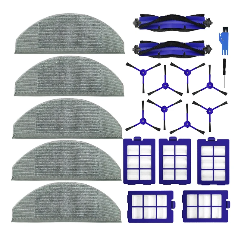 

Сменные аксессуары для пылесоса Eufy Robovac X8, гибридная основная боковая щетка, фильтр НЕРА, насадка на швабру, запасные части
