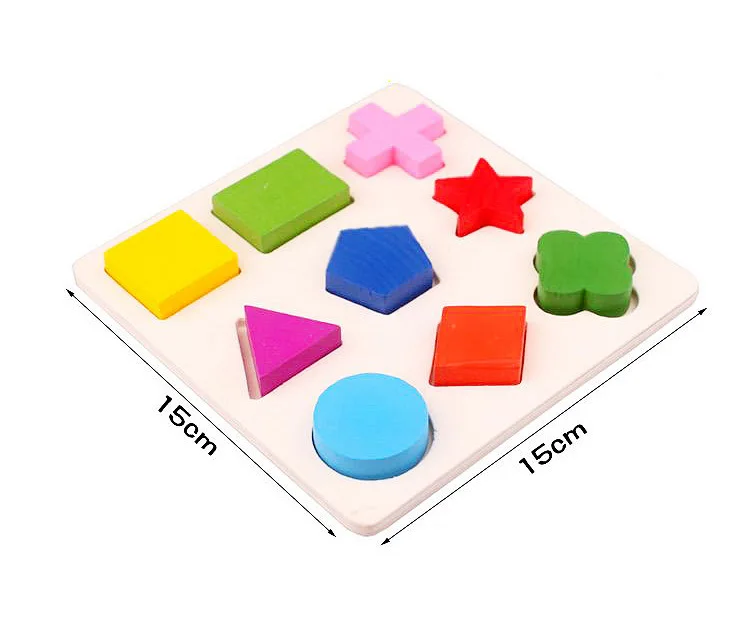 Montessori Wooden Toys Early Educational Kids Wooden Puzzles Game Sensory Blocks 1 2 3 Years Baby Toys Development Games Gifts