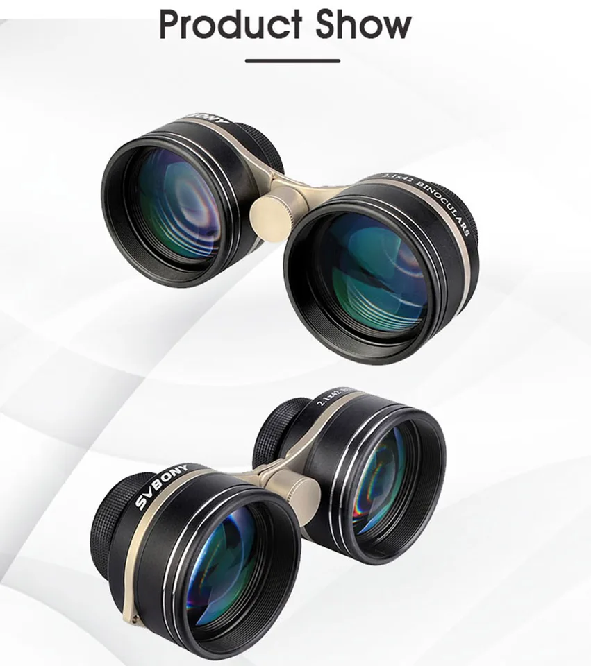 SVBONY SV407 Mini-Binoculars 2.1x42 Individual Eye Focus