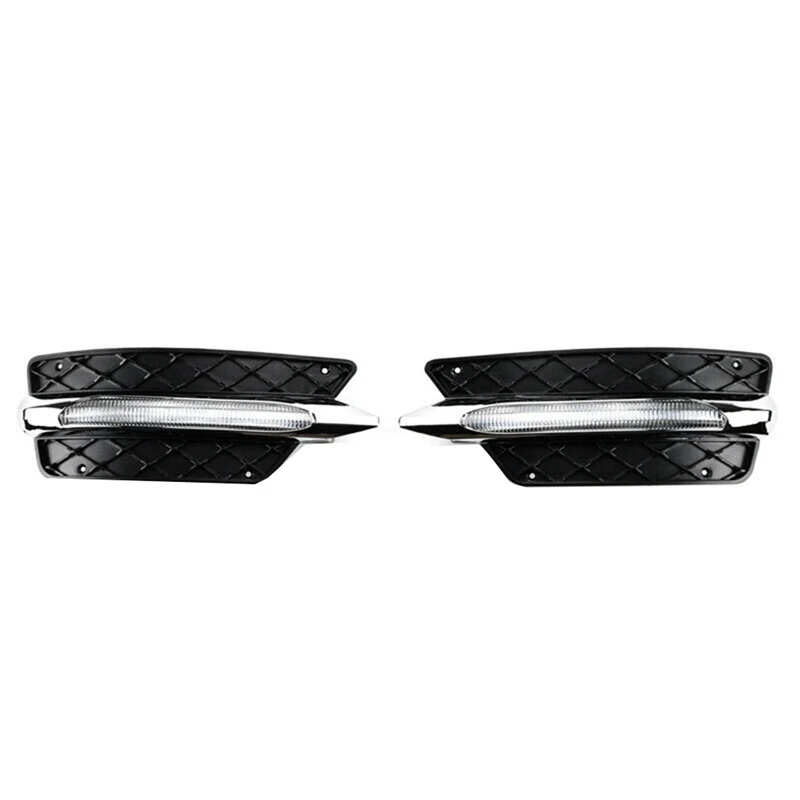 

2PCS LED Fog Lamp DRL Daytime Running Light Replacement Parts For Mercedes Benz W204 C-Class C300 C280 Sport 2013-2014