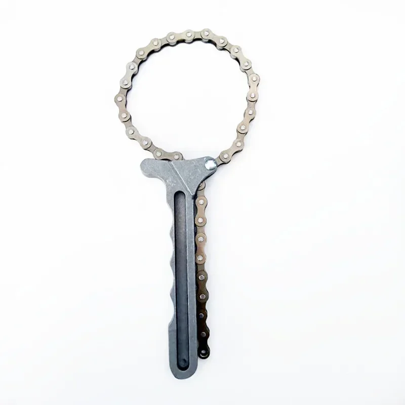 Adjustable Car Engine Oil Filter Chain Grip Key Wrench Remover Tools Car Repair Tools oil filter wrench