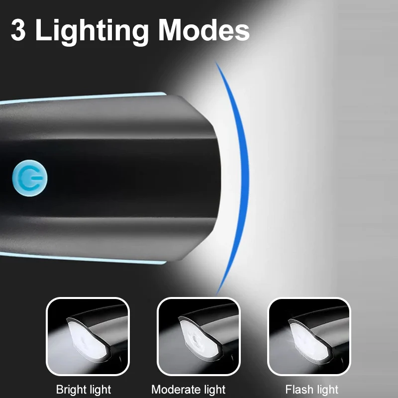 7588 Speaker Bicycle Light USB Led Waterproof With Horn Mountain Bike Dark Night Outdoor Riding Headlight 4
