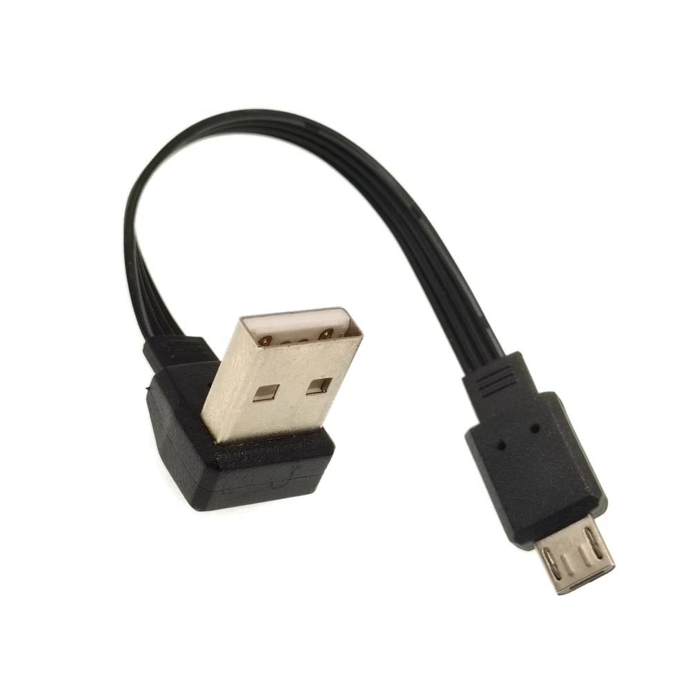 

Up, Down, Left Right Angled 90° USB Micro USB Plug to USB Male Data Cable 5cm 20cm 30cm 50cm
