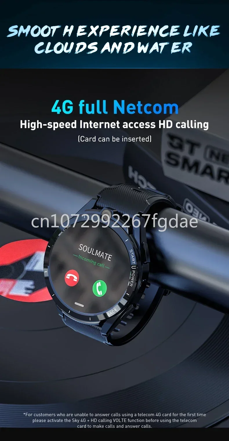 LEMFO LEM16  6+128G 美品 フルAndroidスマートウォッチ NEW Smart Watch 2022 Men GPS Nano SIM Card 4G Android 12