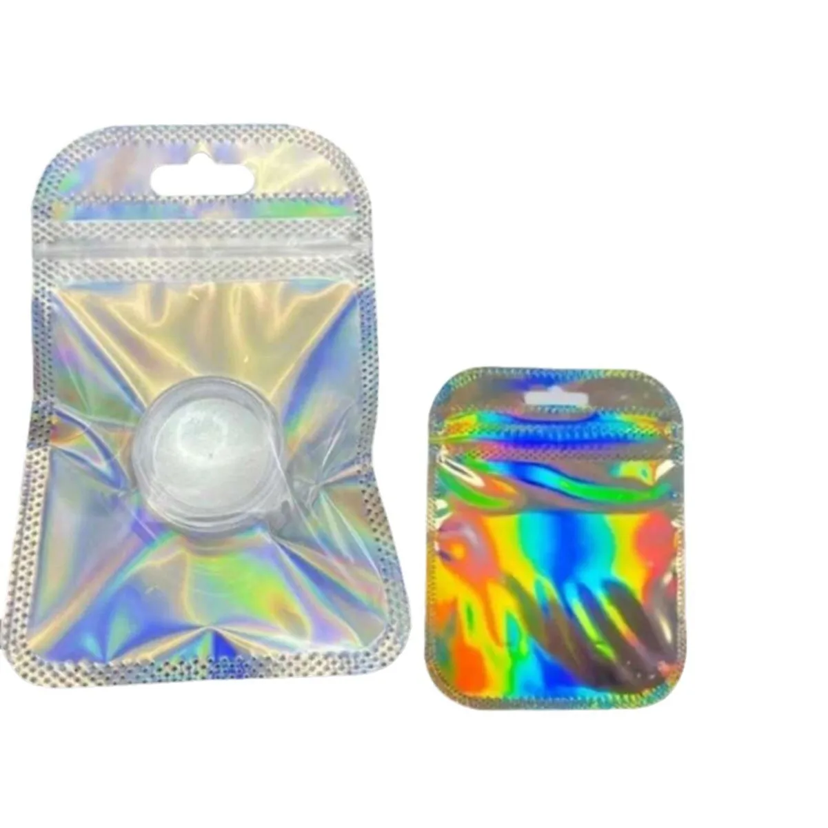 1Jar AURORA Chrome Chameleon Eyeshadow/Nail Art Flakes Peacock Galaxy Flakes Nail Art Mirror Glitter Powder Pigment
