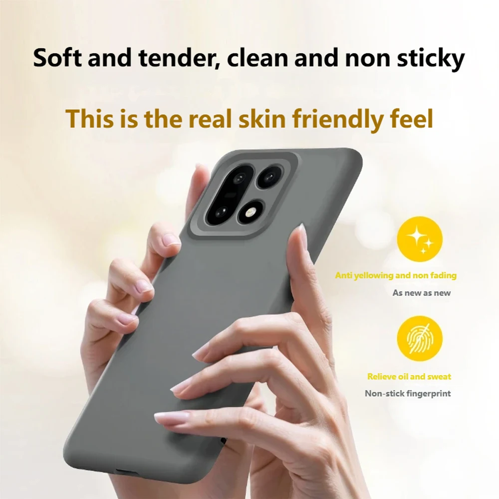 Premium Liquid Silicone Magnetic Case - Shockproof & Wireless Charging Compatible Back Cover