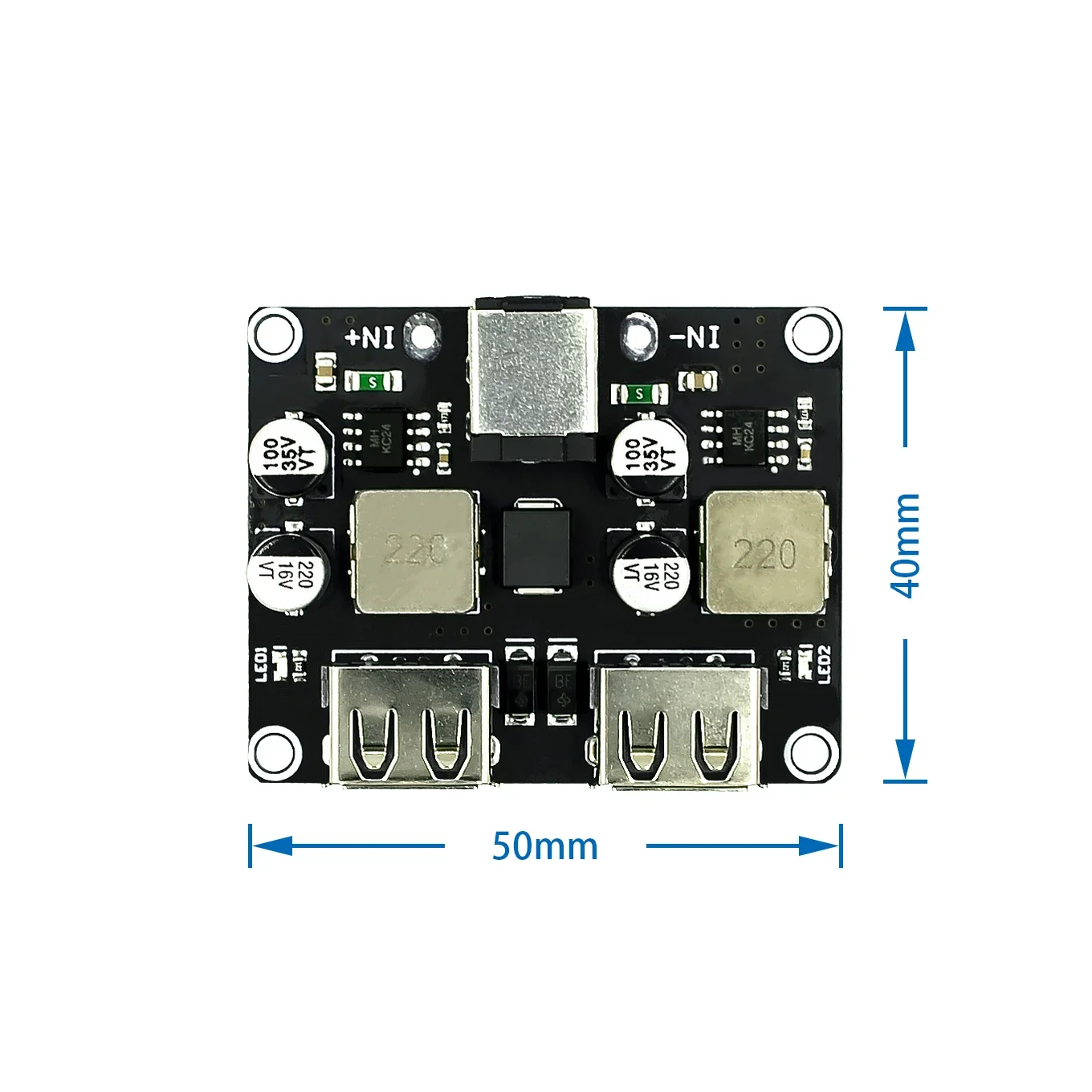 USB QC3.0 QC2.0 DC-DC Buck Converter Charging Step Down Module 6-32V to 3V 5V 12V Fast Charger Circuit Board