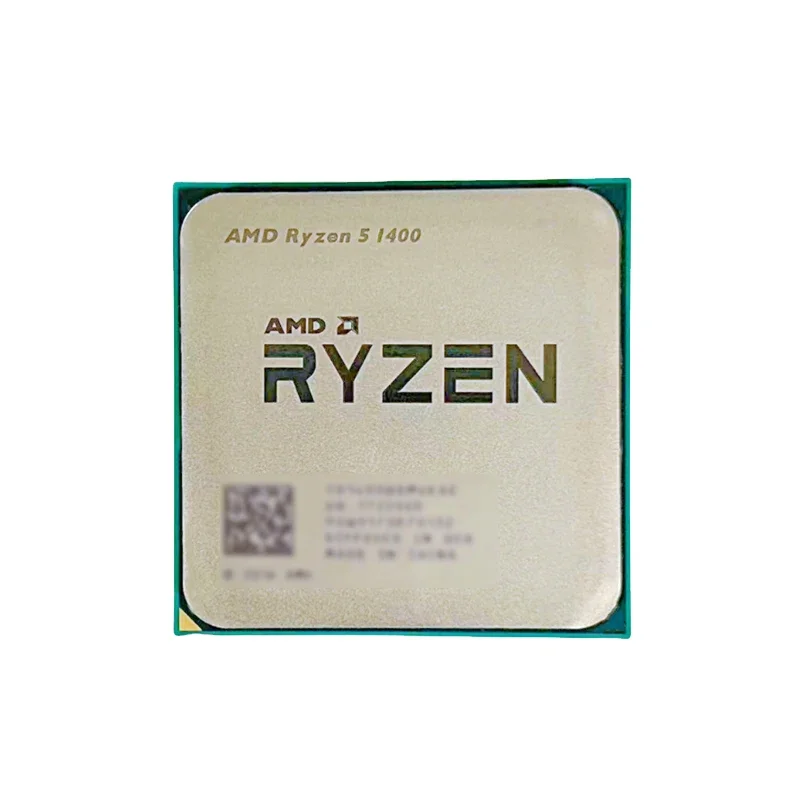 AMD Ryzen 5 1400 AMD R5 1400 CPU 4코어 8스레드 3.4GHz 언락 데스크탑 프로세서 소켓 AM4 게이밍 CPU (패키지 미포함)