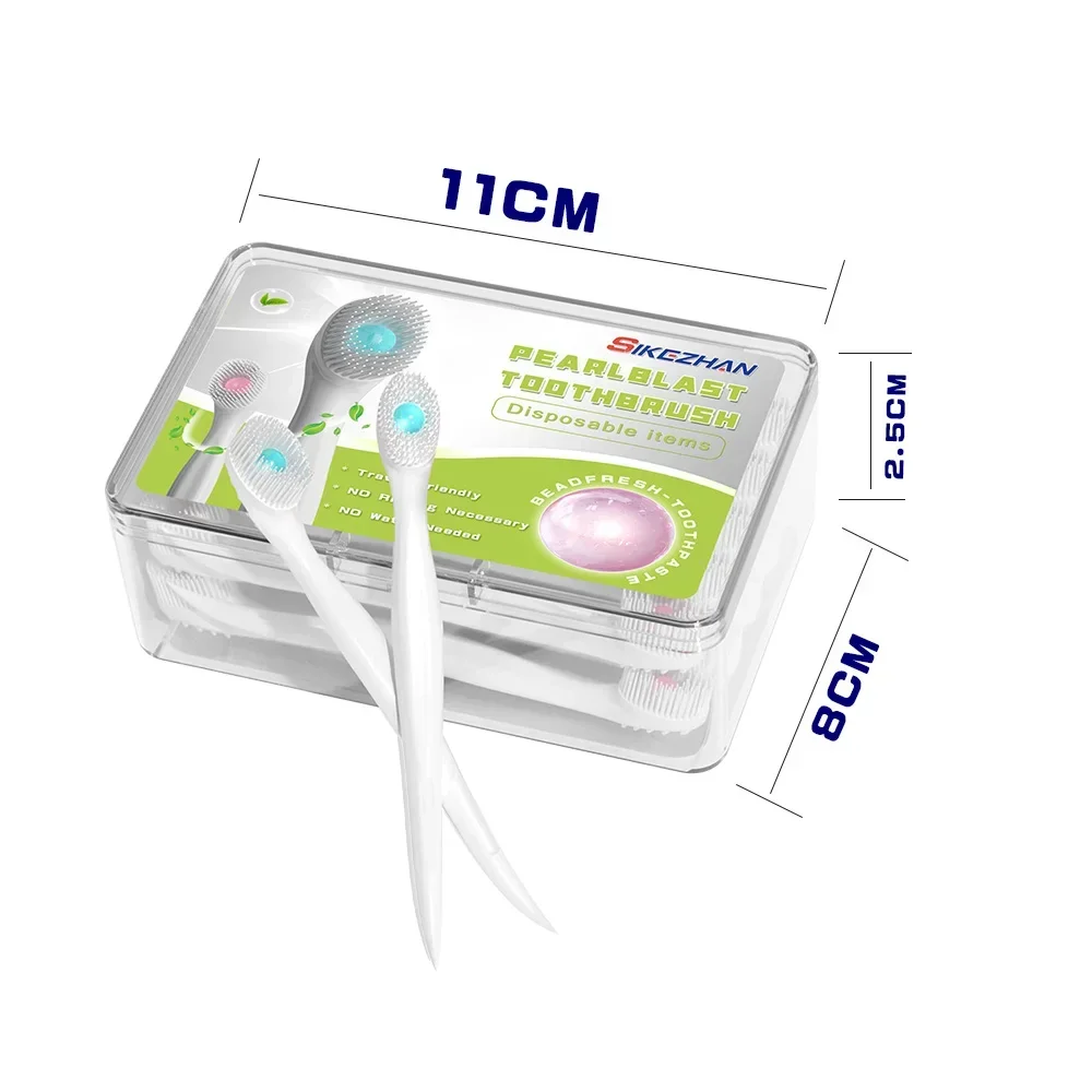 Elegant 20-Piece Toothbrush Set: Soft-Bristled, Compact-Head, Gentle & Effective with Bonus Toothpaste