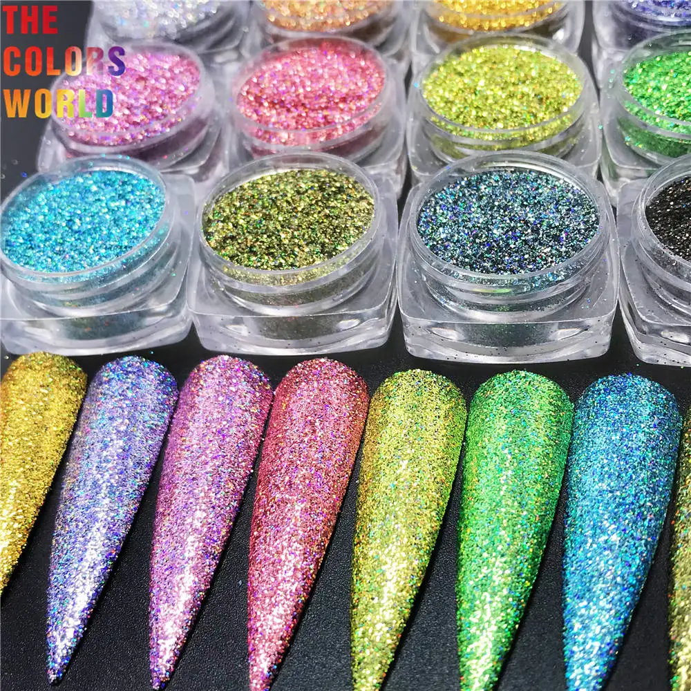 TCA600 Holographic Laser Green Color Hexagon Shape Nail Glitter For Nail Art  Decoration Nail Gel Makeup Facepaint DIY Accessorie - AliExpress