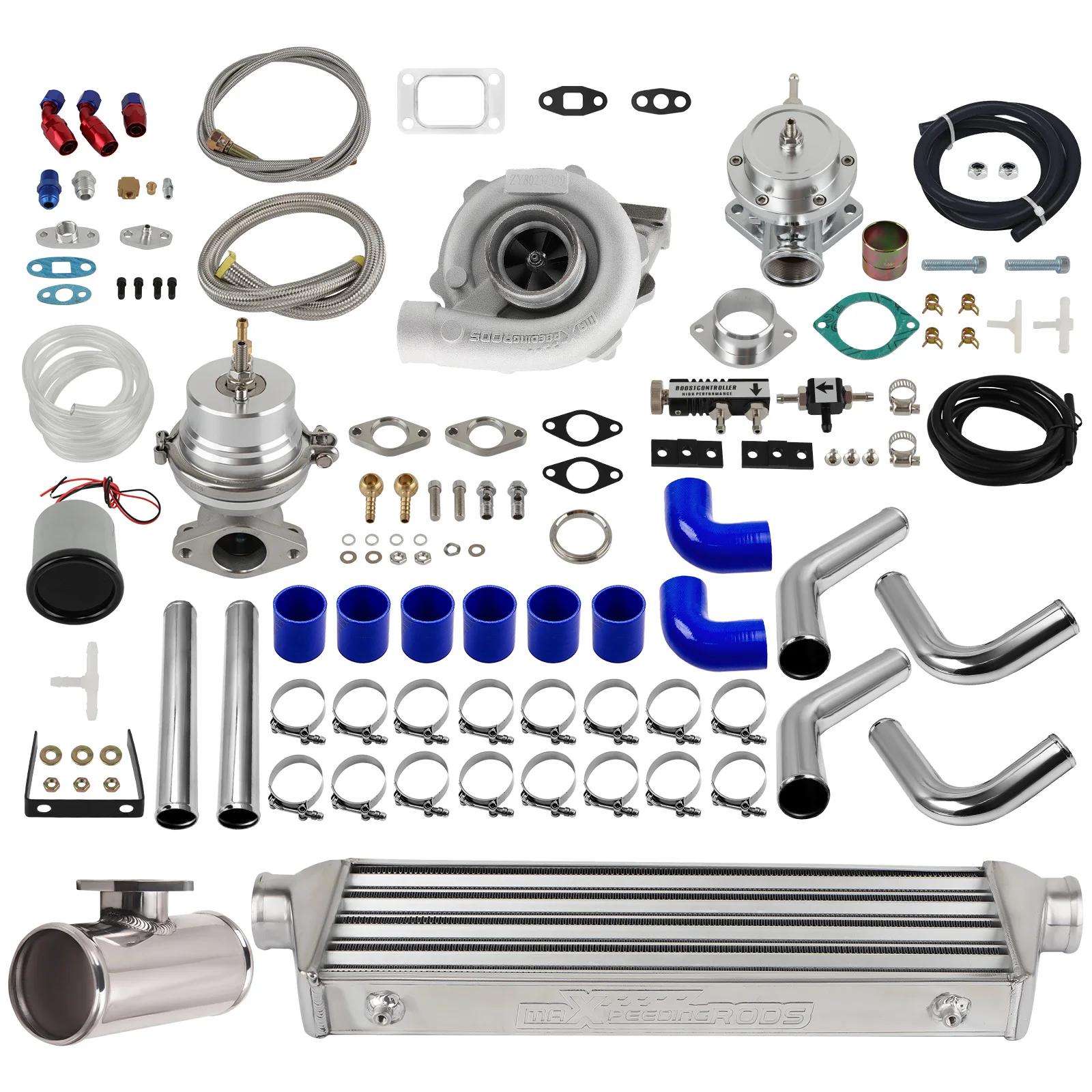 UniversalTurboT04ET3T4KitStageIIIWastegateIntercoolerPiping