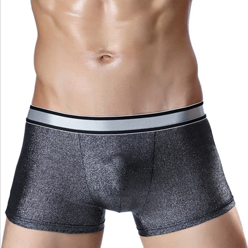 

Sexy Mens Boxer Underwear Man Boxershorts High Quality Men Boxers Comfort Ice Silk Male Panties Underpants Calzoncillos Hombre