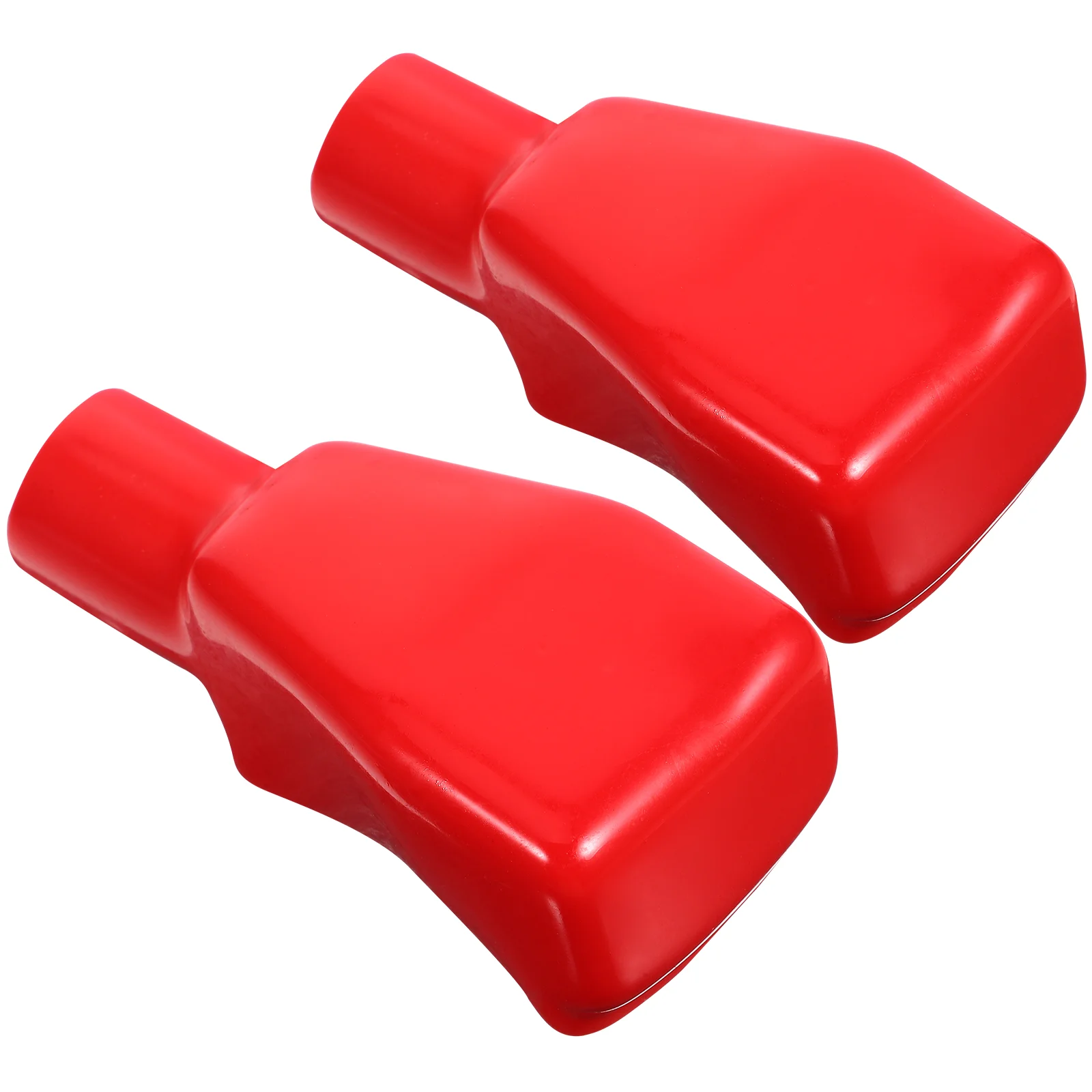 Batteries Car Terminal Cover Cap Post Covers Dust-proof Red Protector 2 PCS