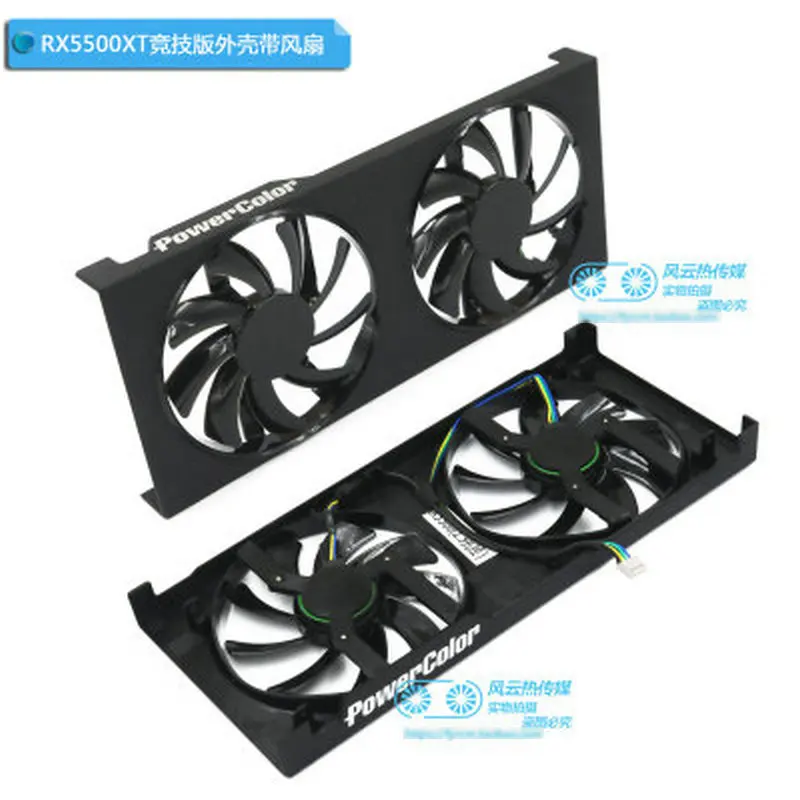 Nuovo Originale Per Powercolor Radeon Rx5500Xt Rx6600 Rx6600Xt Rx6700 Rx6700Xt Fighter Scheda Video Ventola Di Raffreddamento Shell