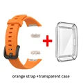 Orange with case