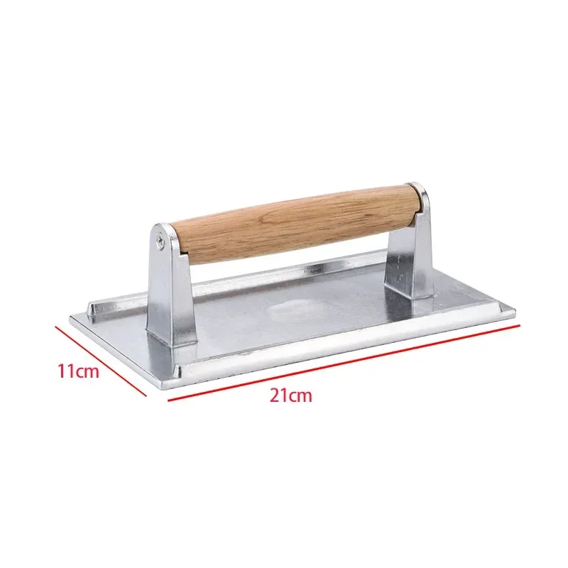 Stainless Steel Grill Press Grilling Tools Rectangular Bacon Press Steak Grill Weight Burger Shaper Patty Sandwich