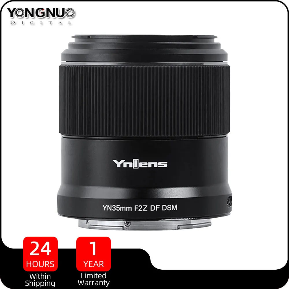 

YONGNUO YN 35 мм F2Z DF DSM Полнокадровый портретный объектив с автофокусом и большой диафрагмой для Nikon Z Mount Z50 Z9 Z7 Z6 Z5 Lente