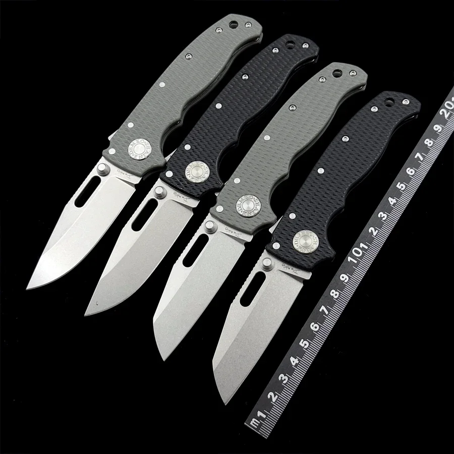 

DEMKO AD20.5 Shark G10 Handle Steel Bearing Mark AUS10A Folding Tactical Camping Hunting Pocket EDC Tool Utility Knife