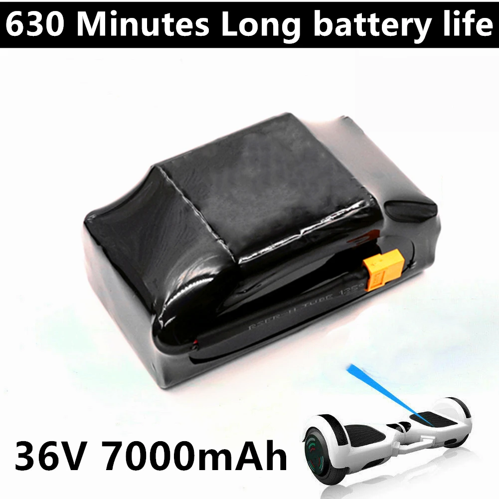 

Genuine 36V Battery pack 7000mAh 7Ah Rechargeable Lithium ion Battery for Electric Self Balancing Scooter HoverBoard Unicycle