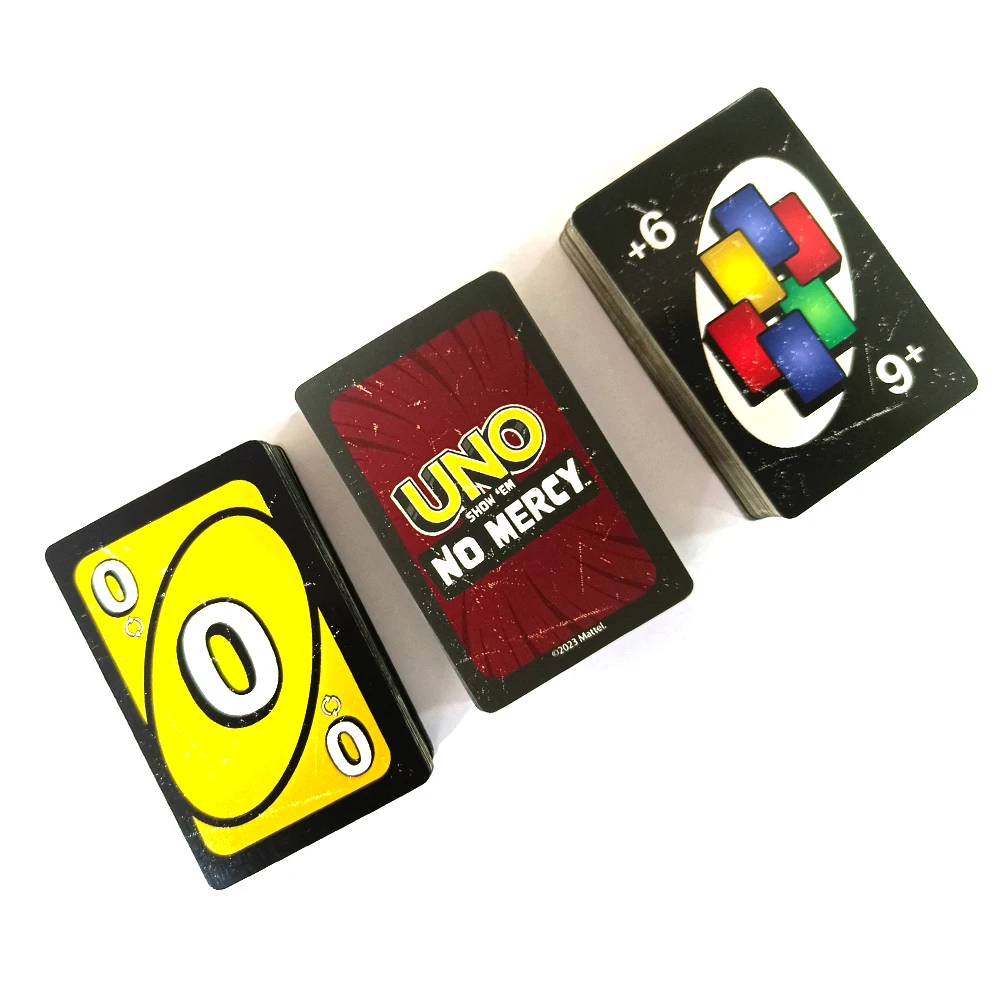 UNO FLIP! Pokemon No mercy Game Anime Cartoon Pikachu Figure Pattern Family Funny Entertainment uno Cards Games Christmas Gifts 3