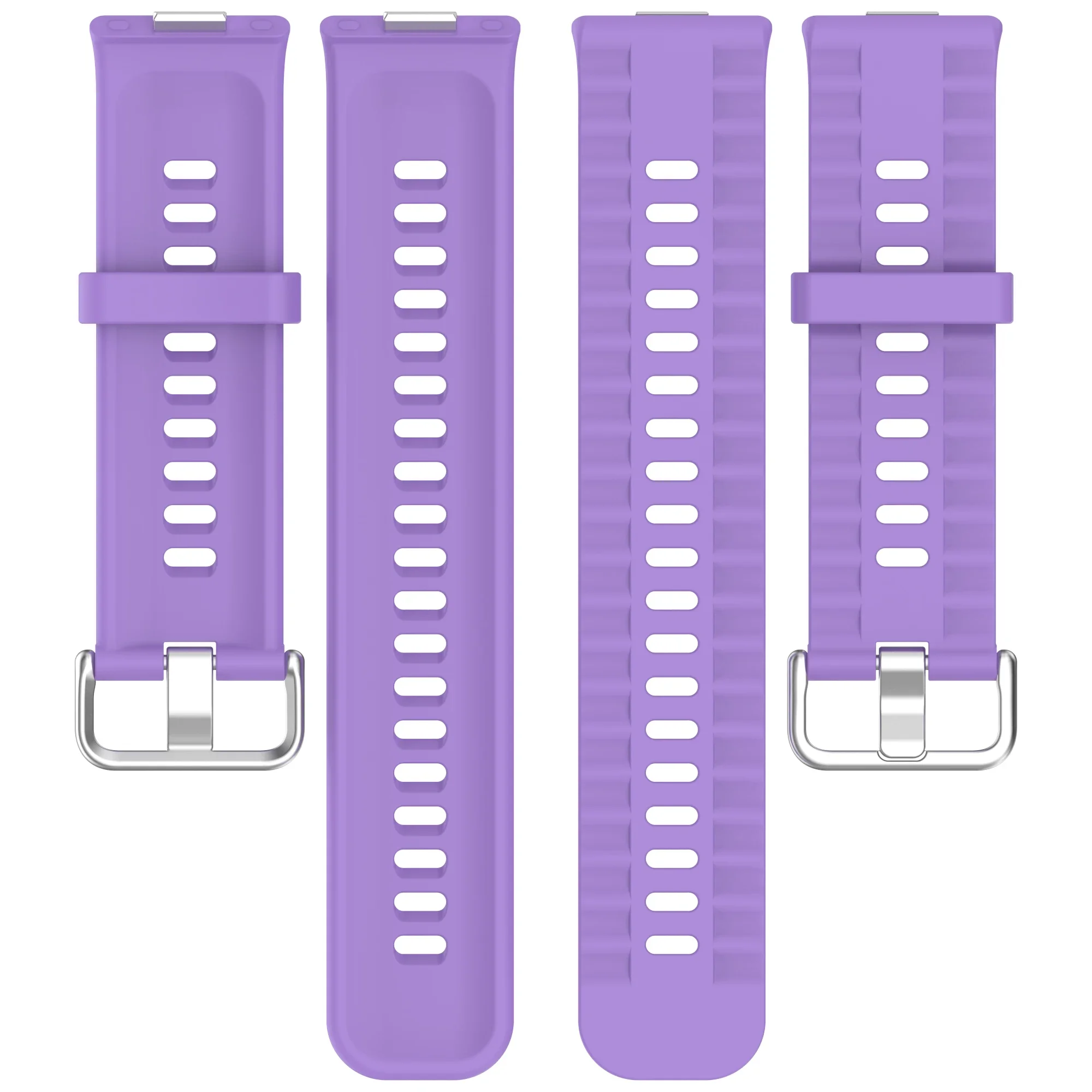 Enhanced Silicone Strap for Sports Smartwatch Replacement Wristband