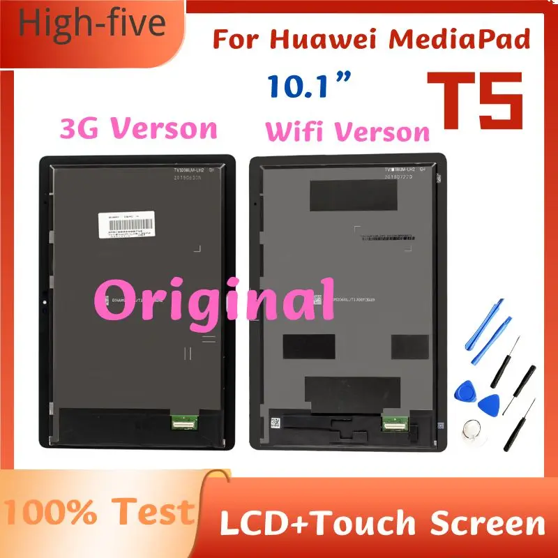 

10.1" Original LCD For Huawei MediaPad T5 AGS2-L09 AGS2-W09 AGS2-L03 AGS2-W19 LCD Display Touch Screen Digitizer Assembly