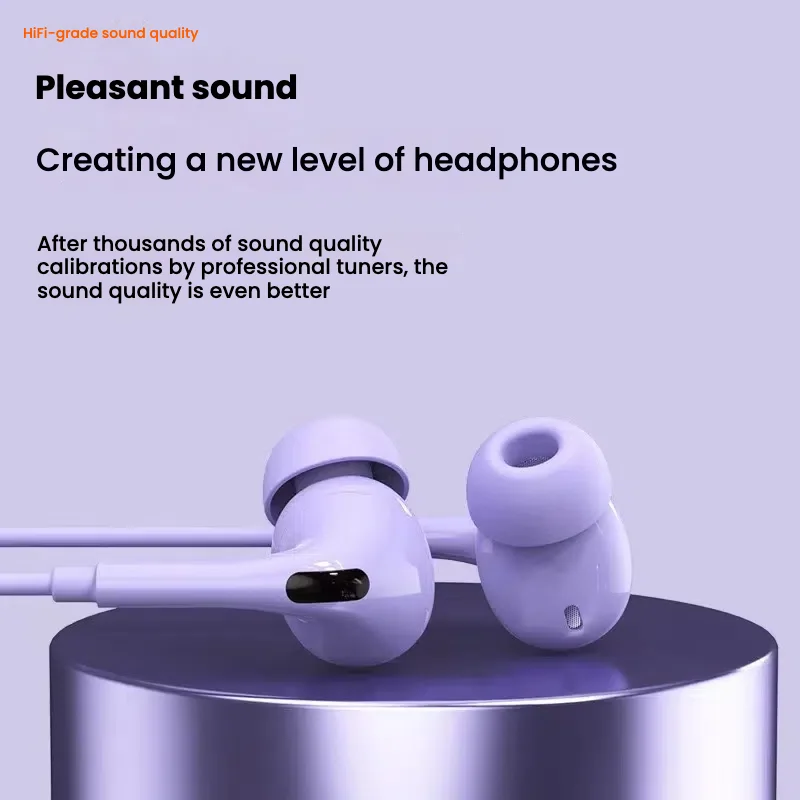 iCloud wired earphones with digital chips fully compatible with All iPhone 5-13 Stereo 1.2M