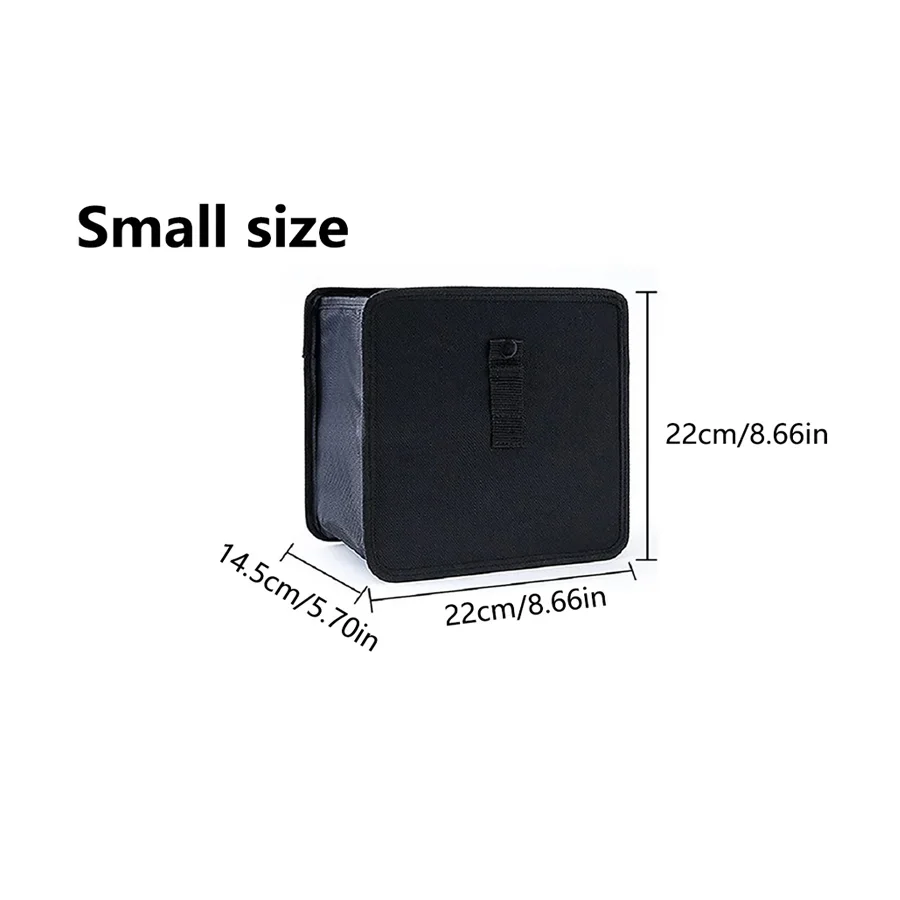 1PC Car Mounted Garbage Bin Portable Hanging Garbage Basket Rear Storage Compartment Waterproof Garbage Bin Storage 