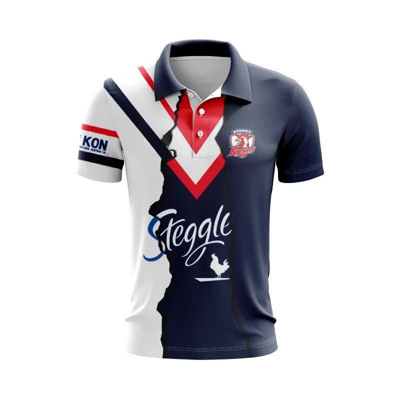 thumbnail image 1 of Camiseta tradicional del equipo de rugby POLO Sydney Roosters, 1 of 5