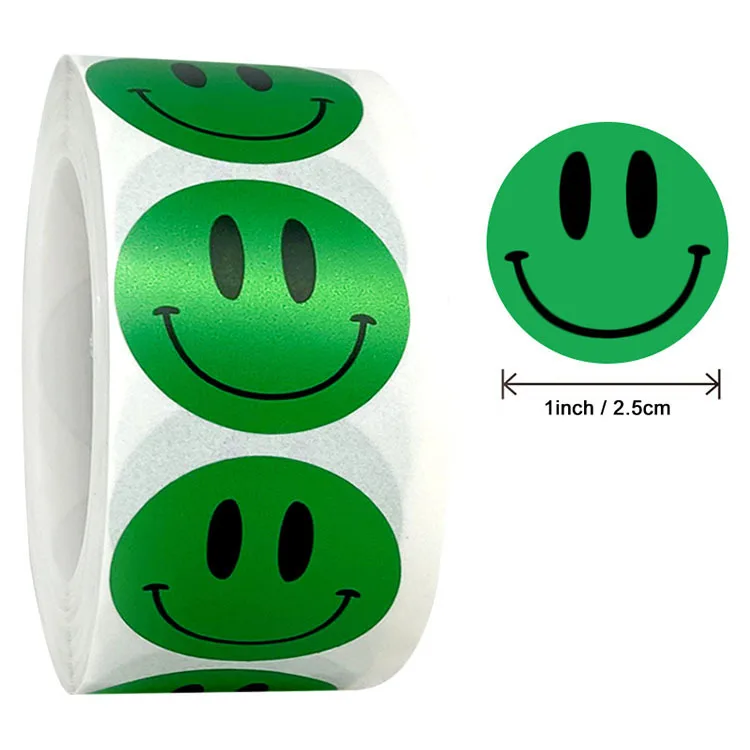 100-500pcs Labels Teacher Child Smiley Thank You Stickers Baking   for Wedding Pretty Gift Cards Envelope Sealing Label Stickers 
