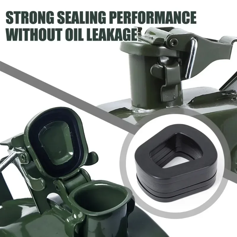 Fuel Can Rubber Seal Petrol Canister Automobile Oil Drum Seal Ring Gasket Spare Fuel Tank Gasket Car Accessories Tools