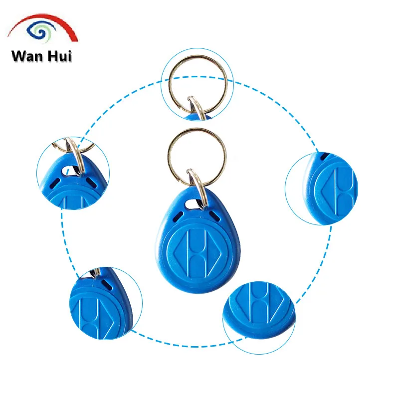 10Pcs EM4305 T5577 Blank Key Tag, RFID Key Fob, Keychain, Contactless Card, NFC Tag, ID, RFID Chip 125khz Rewritable Duplicate