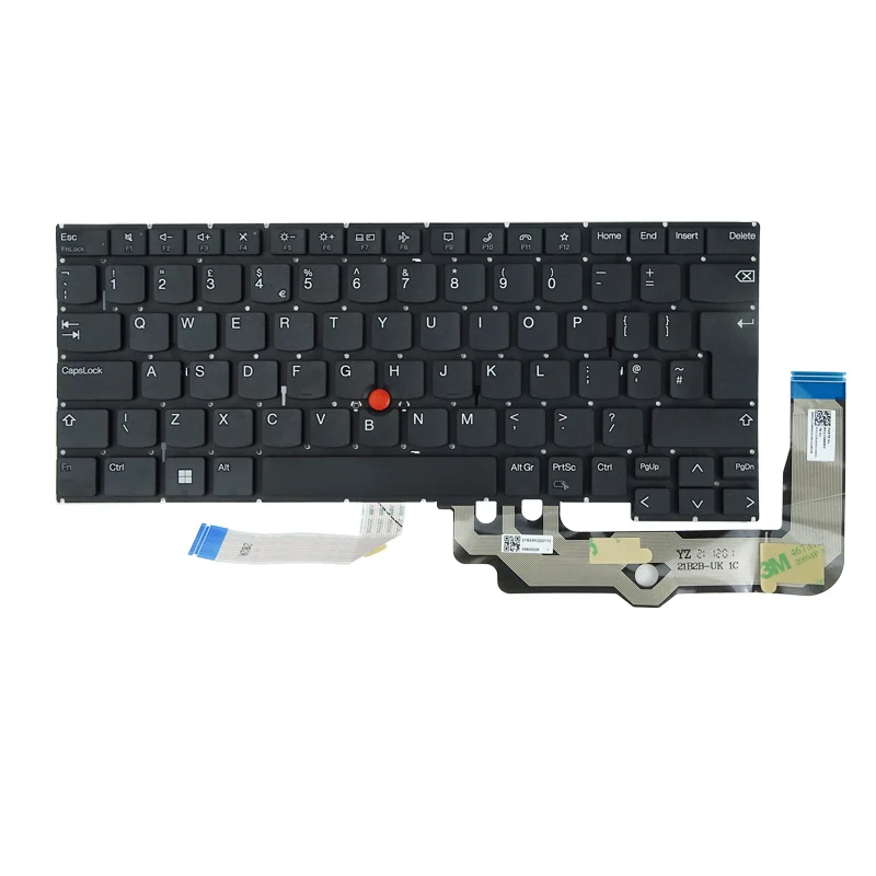 UK Layout for Lenovo Thinkpad T14s Gen3 E14 Gen5 R14 Gen5 T14p Gen1 No Backlight Laptop Keyboard