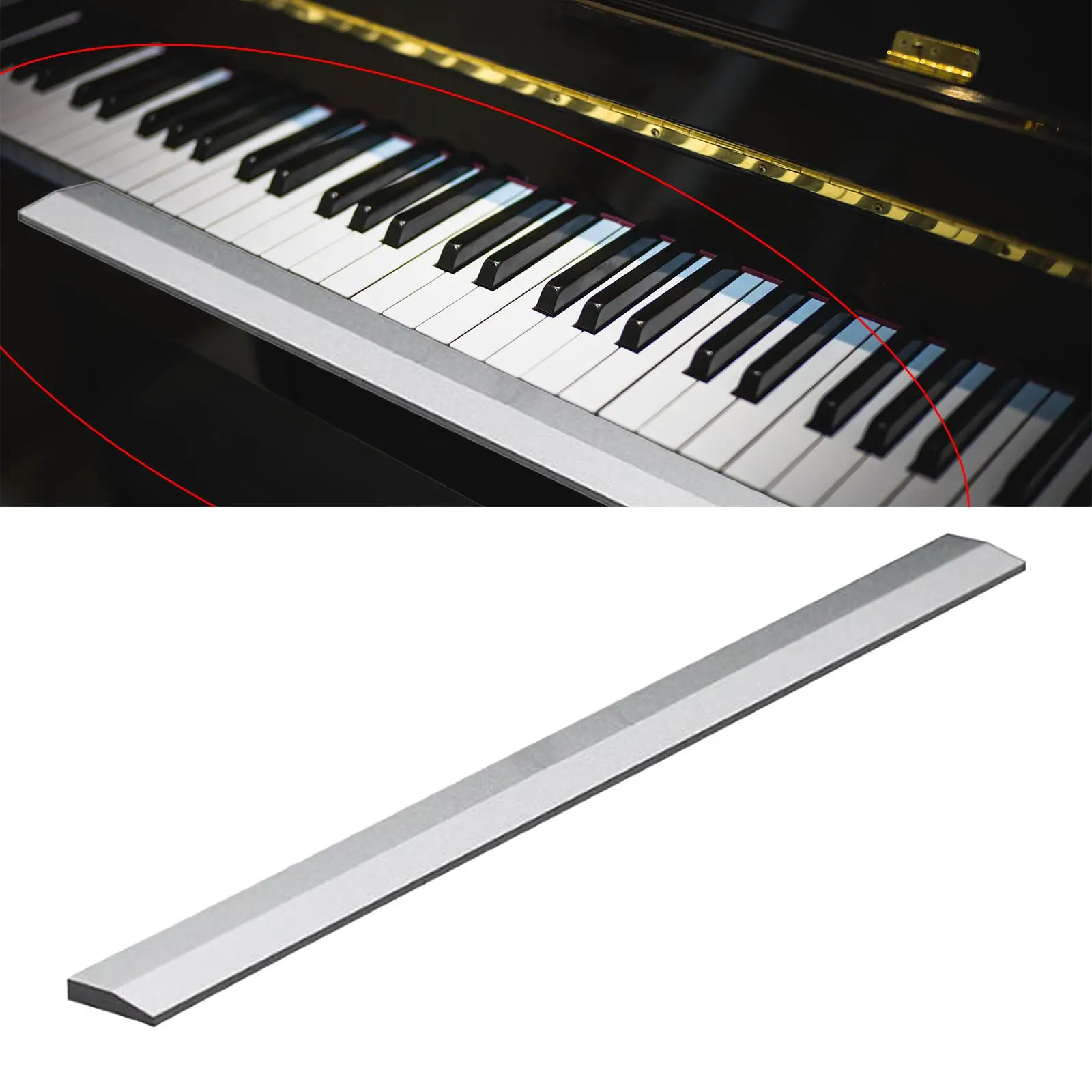 

Piano Tuning Tool Multipurpose Professional 15inch Repairing Durable Measuring Piano Key Measuring Tool for Exercise Harpsichord