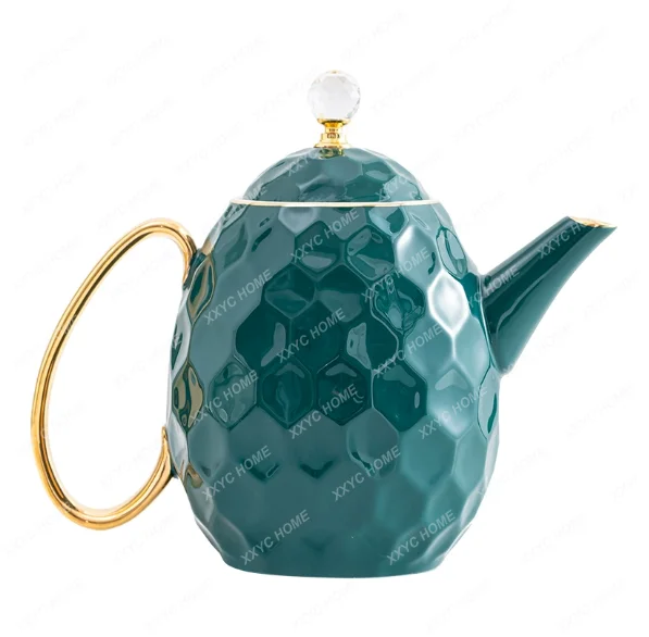 

Kettle Set Household Ceramic Cup Set Drinking Cup Light Luxury Family Living Room Hospitality