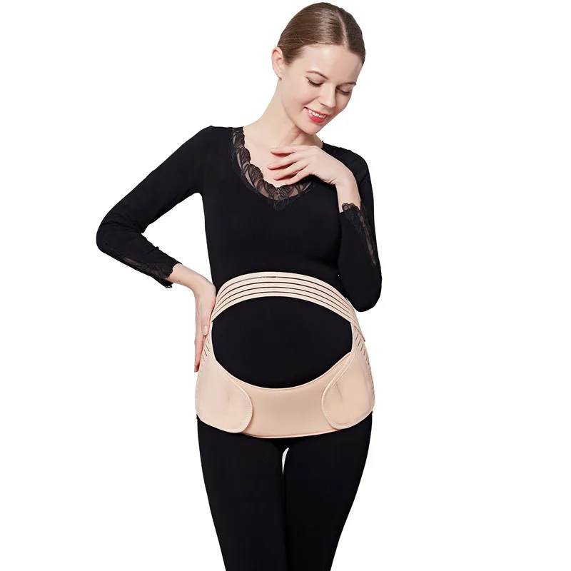 Prenatal Belly Support Belt Adjustable Pubic Pain Waist Support Belt for Pregnant Women Breathable Belly